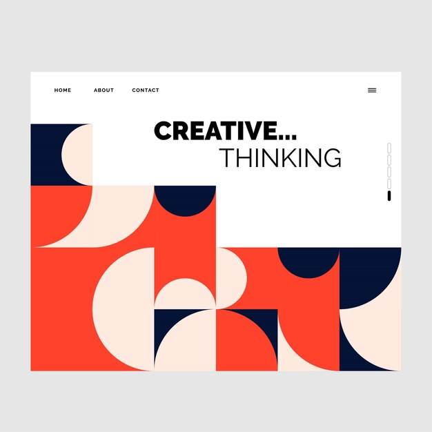 抽象平面构成几何图形banner横幅模板