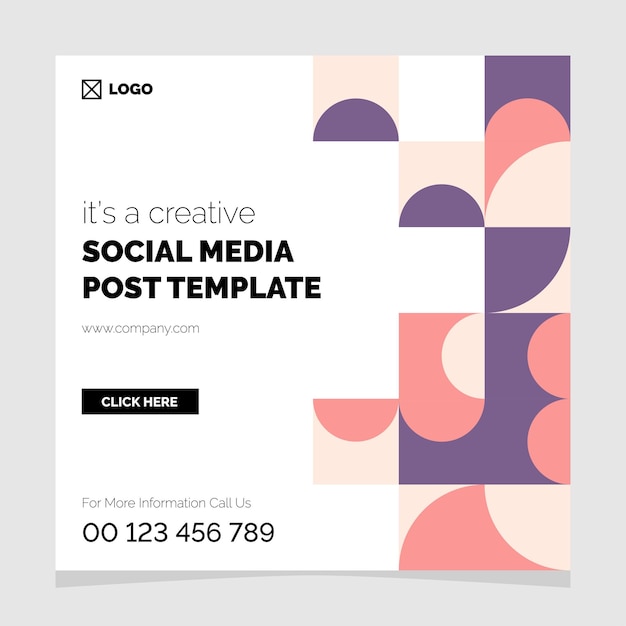 抽象平面构成几何图形banner横幅模板