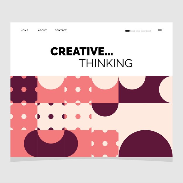 抽象平面构成几何图形banner横幅模板