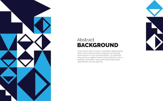 抽象平面构成几何图形手册内页模板