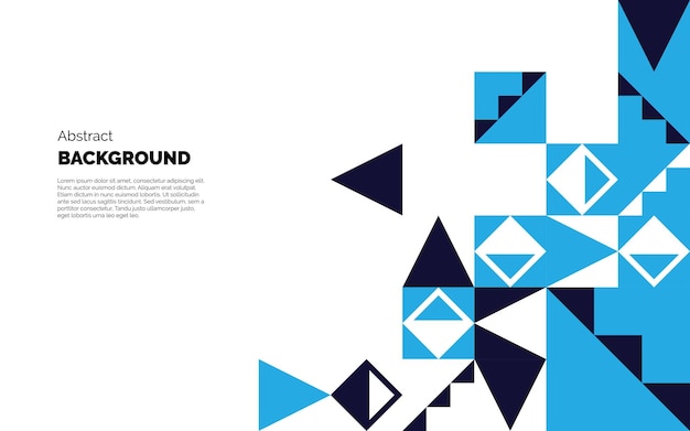 抽象平面构成几何图形手册内页模板