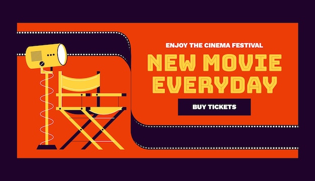 电影节banner横幅模板