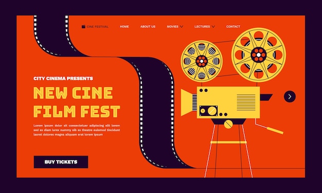 电影节banner横幅模板