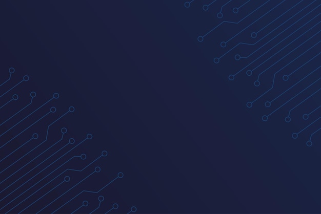 科技电路蓝色背景