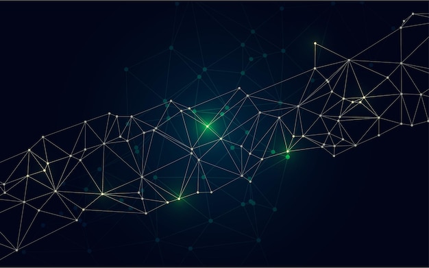 科技线条连接抽象背景