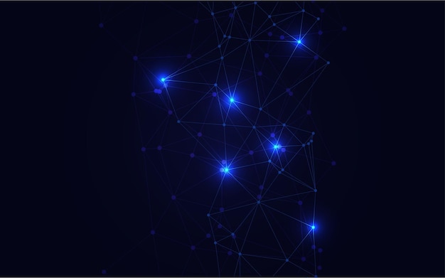 科技线条连接抽象背景