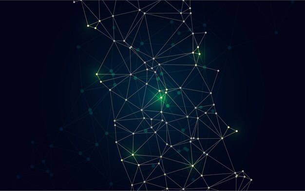 科技线条连接抽象背景