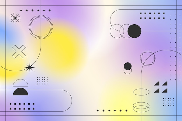 渐变抽象几何图形背景