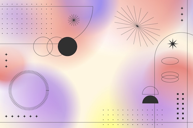 渐变抽象几何图形背景