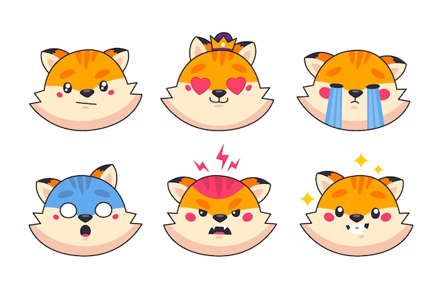 手绘小猫表情包