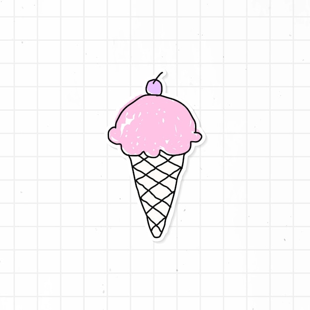冰淇淋贴纸
