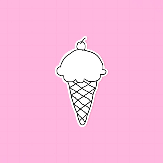 冰淇淋贴纸