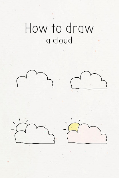 云朵的绘制方法