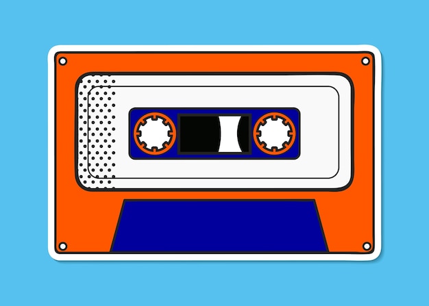 波普艺术复古磁带