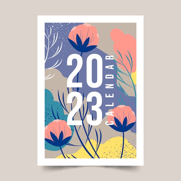 2023年明信片贺卡日历封面模板