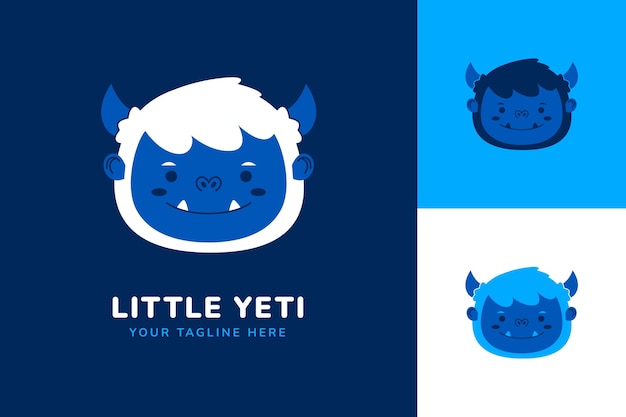 雪人怪物怪兽标志logo