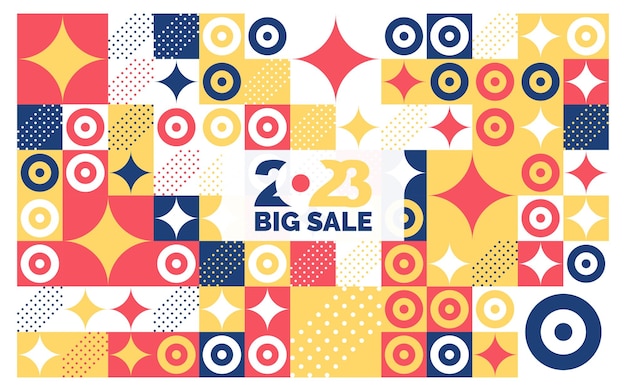 抽象几何平面构成图案花纹