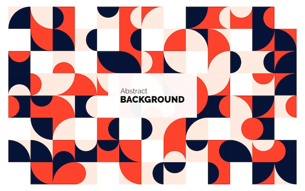 抽象几何平面构成图案花纹