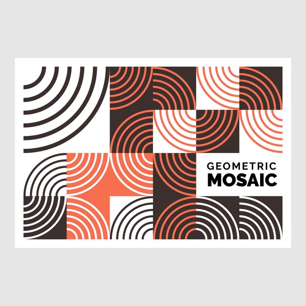 抽象线条组合花纹背景