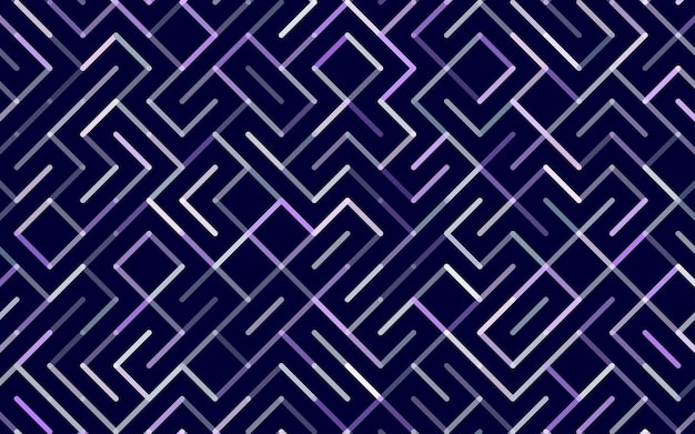 线条无缝平铺花纹图案