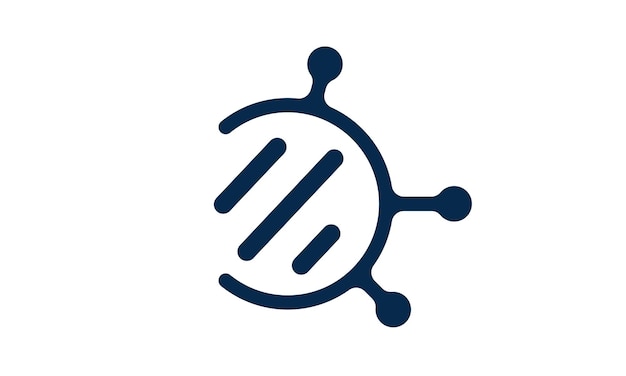分子标志logo