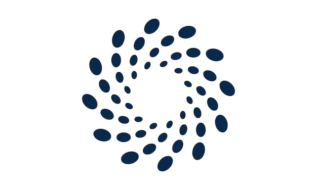 螺旋圆点标志logo