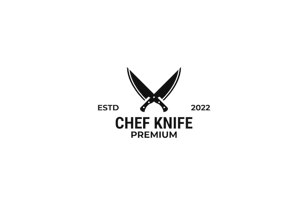 交叉的刀标志logo图标