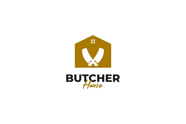 交叉的刀标志logo