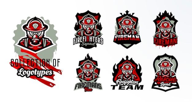 消防员电竞队徽标志logo