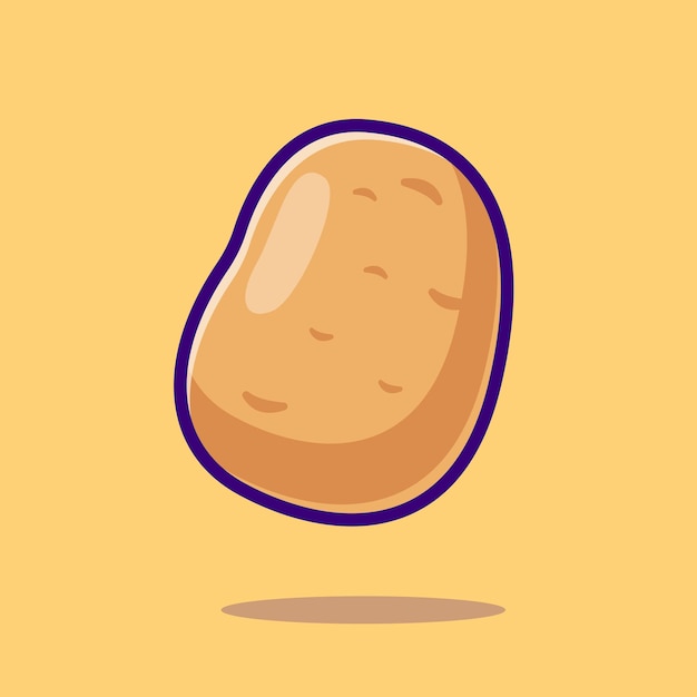 土豆马铃薯蔬菜卡通插画