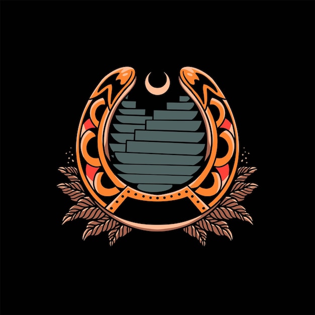 阶梯楼梯纹身插画