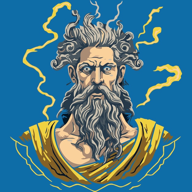 希腊神话宙斯插画