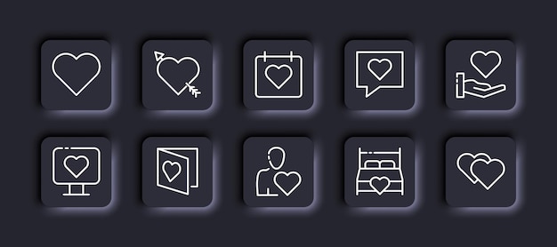 婚姻爱情结婚爱心图标