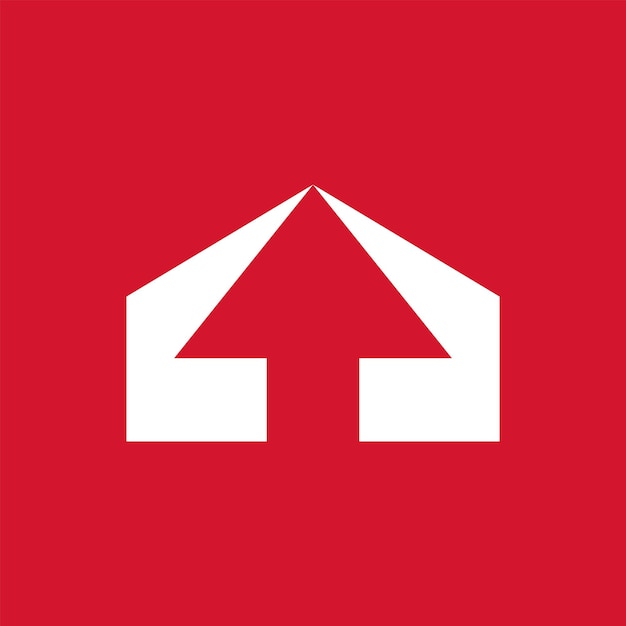 家居箭头房屋房子标志logo