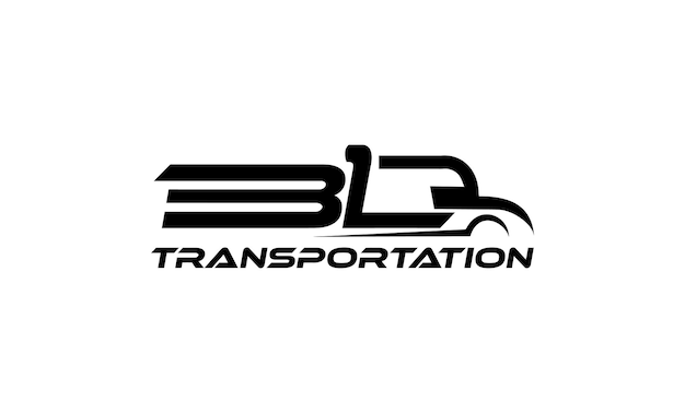 卡车物流运输字母BLR标志logo