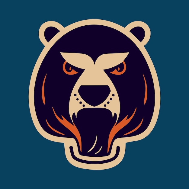 吉祥物熊标志logo