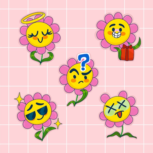 花朵向日葵表情包