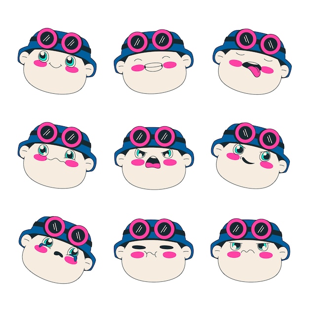 可爱的男孩表情包