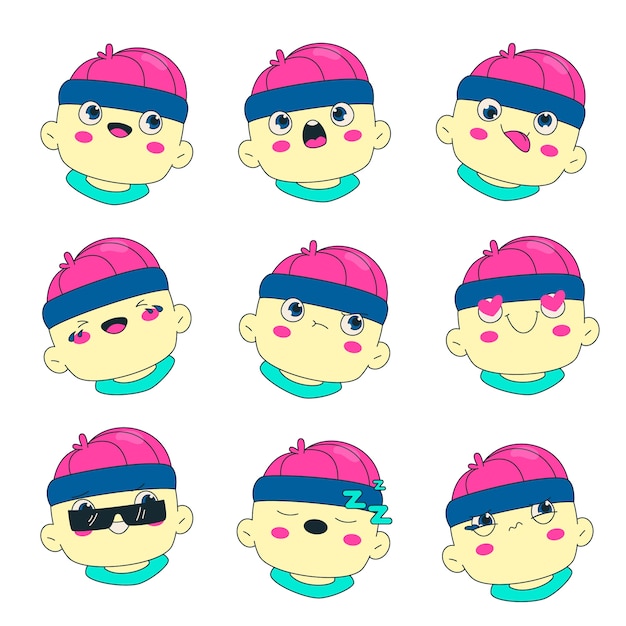 可爱的男孩表情包