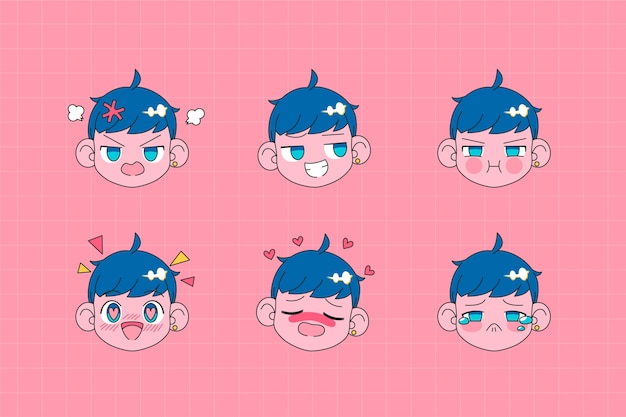 可爱的男孩表情包