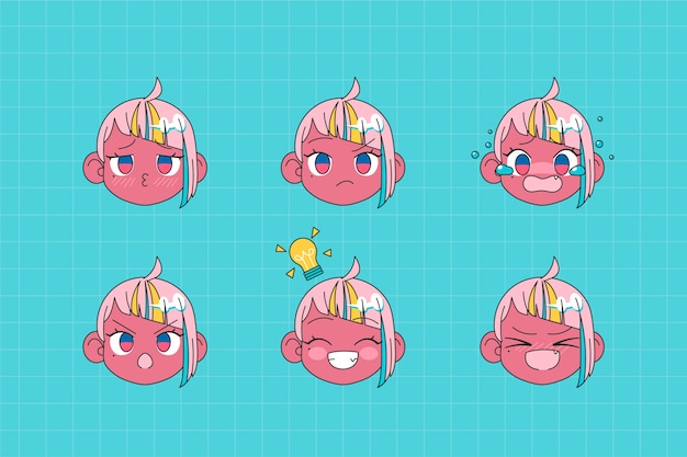 可爱的女孩表情包