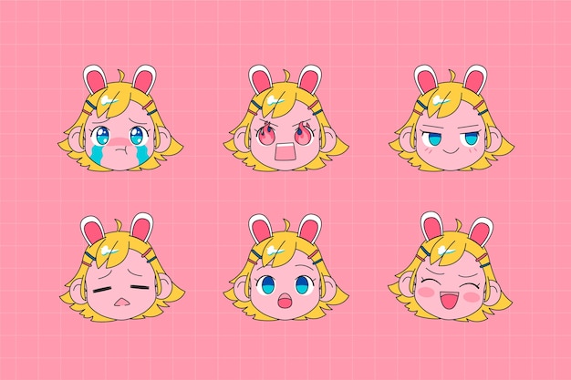 可爱的女孩表情包