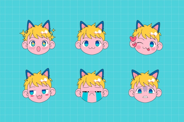 可爱的男孩表情包