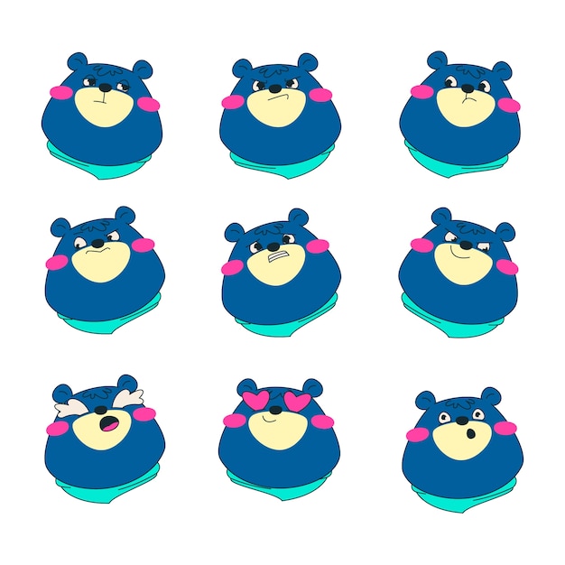 可爱的熊表情包