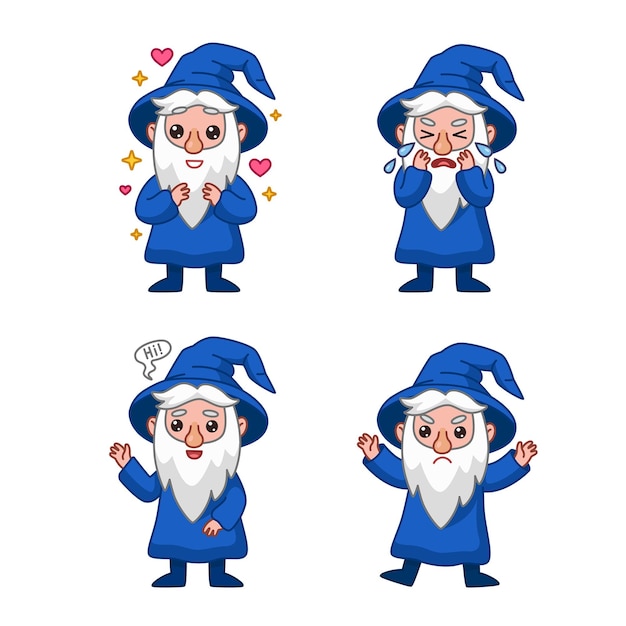 可爱的巫师表情包