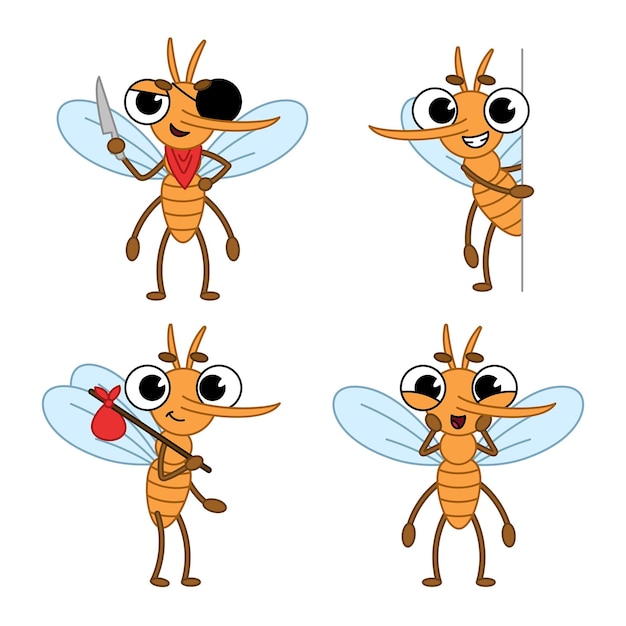 可爱的蚊子表情包