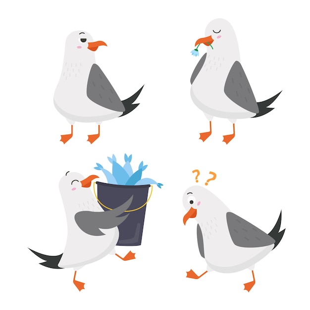 可爱的海鸥表情包