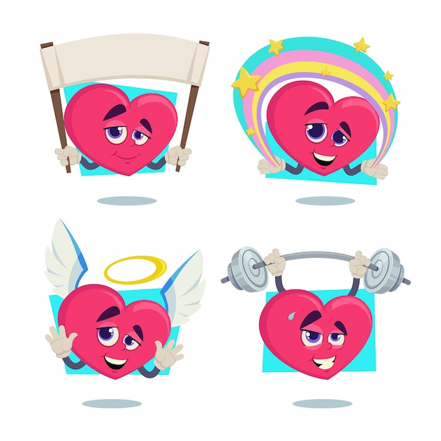 可爱的爱心表情包