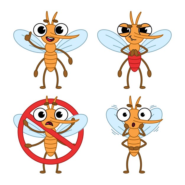 可爱的蚊子表情包