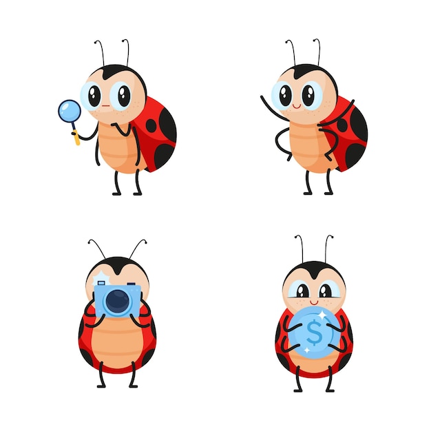 可爱的瓢虫表情包